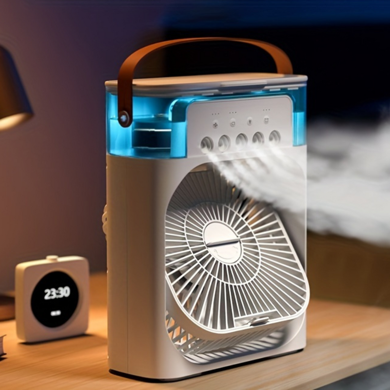 Ventilador Portátil com Humidificador