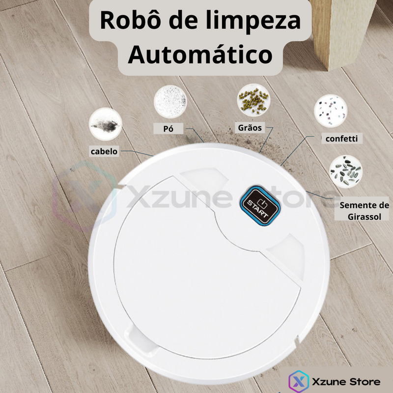 Robô Limpeza Domestica Inteligente 3 em 1 Portátil, Agora no Brasil !