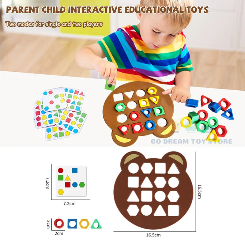 Montessori, Aprendizagem Educacional Interativo,Brinquedos Para Crianças